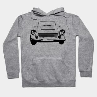 Datsun Roadster 1960s classic car black monoblock Hoodie